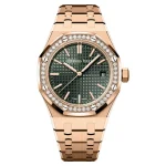 Audemars Piguet Royal Oak 15551OR.ZZ.1356OR.03 Rose Gold Silver Dial 37mm