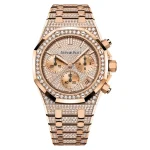 Audemars Piguet Royal Oak Chronograph 26242OR.ZZ.1322OR.01 Pink Gold Diamond Dial 41mm