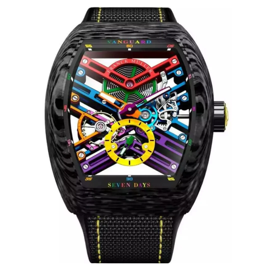 Franck Muller Vanguard V 45 S6 SQT COL DRM CARBONE NR Franck Muller Vanguard V 45 S6 SQT COL DRM CARBONE NR